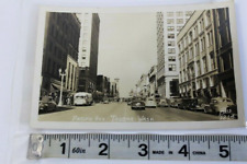 Vintage 1930's RPPC Pacific Ave Tacoma Washington City View picture
