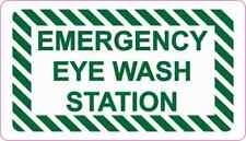 3.5x2 Emergency Eye Wash Station Sticker Vinyl Wall Decal Decals Stickers Signs picture