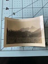 Vintage Found Black And White Photograph Banff National Park Yoho Valley picture