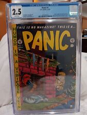 Panic #1 (E.C. Comics, 1954) Rare Controversial, Banned in Massachusetts CGC 2.5 picture