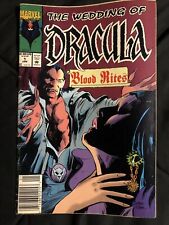 The Wedding Of Dracula #1 Comic Book (1992 Marvel) Blade Deacon Frost picture