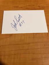 JOSH SMITH - FOOTBALL - AUTHENTIC AUTOGRAPH SIGNED INDEX CARD - A6827 picture