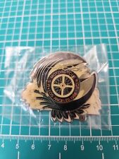 Vtg NOS M.S. Motorcycle Ride Los Angeles 1998 Silver Tone Lapel Pin picture