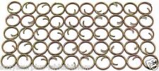 Small Mil Spec 7/16in 13mm Zinc Uniform Button Rings lot of 50 B115 picture