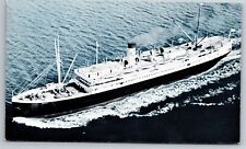 SS Aleutian The Alaska Line Steamer Ocean Cruise Liner C1939 Postcard G4 picture