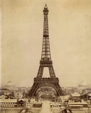 France, Paris, La Tour Eiffel Vintage print, albumin print 28x22.5 Ci picture