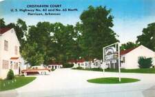 Vintage Cresthaven Court US Highway 62 North 65 Harrison  Arkansas AR P523 picture