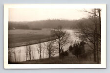 RPPC Scenic River Bend Farm Unknown Location Postcard picture
