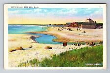 Cape Cod, MA-Massachusetts, Silver Beach Bathers c1943 Souvenir Vintage Postcard picture