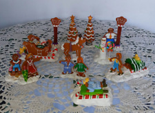 Lemax Sugar N Spice Christmas figures gingerbread Lot of 11 picture