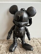 Collectible Coach X Disney Mickey Mouse Keychain Pebbled Black - NEW picture