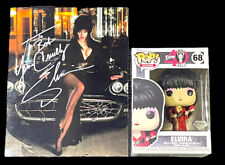 Funko Pop Horror #68 Collectible Elvira Diamond  Autograph Photo Cult Classic picture
