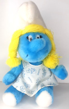 The Smurfs Wallace Berrie Peyo Smurfette Plush Doll 1981 picture