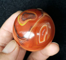 TOP 112 G 43MM Natural Polished Aquatic Plants Agate Sphere Ball Healing G46 picture