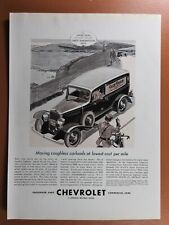 Vintage 1930's General Motors - Chevrolet - Car - 1933-1934 Automobile AD LOT picture