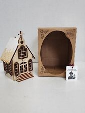 Ginger Cottages Little White Chapel Christmas Chapel GCC185 Wood Exclusively CB picture