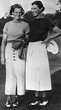 Babe Didrikson And Peggy Chandler At Golf Tournament 1935 Old Photo picture
