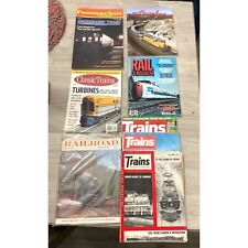 Lot of Railroad Magazine Back Issues Lot of 9 picture