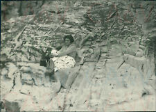 1954 Cornwall Tintagel Woman 