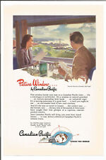 Vintage 1946 Canadian Pacific Railroad Original Magazine Print Ad picture
