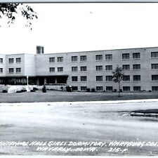 c1950s Waverly, IA RPPC Centennial Hall Girls Dorm Wartburg College Photo A110 picture