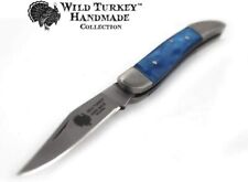 Wild Turkey Handmade Biker Tooth-Pick Folding Knife 3.75