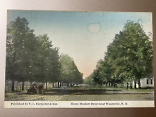1911 Used Poscard Horse Meadow Street near Woodsville NH picture