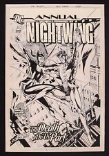 Original Cover Art Nightwing Annual #2 2007 Joe Bennett, Jack Jadson picture