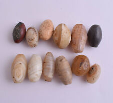 12 Antique ancient banded agate Carnelian beads-middle eastern picture