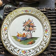 Vintage Daher Floral Metal Tin Plate Made in Holland 8