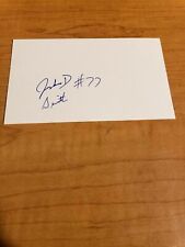 JOSH SMITH - FOOTBALL - AUTHENTIC AUTOGRAPH SIGNED INDEX CARD - A6826 picture