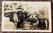 Sailors RPPC Training on a Battleship “In Action” RPPC pre-WWI era Real Photo PC picture