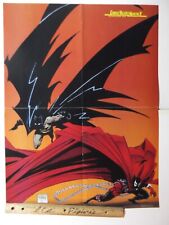 Vintage 1990's Original Spawn Vs Batman Poster Todd Mcfarlane art picture