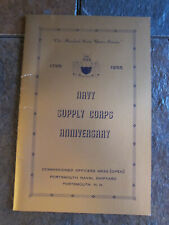 1955 U.S. Navy Supply Corps Portsmouth NH LOT Program and Table card  picture