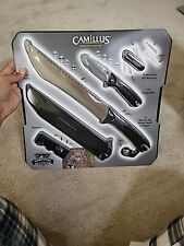New CAMILLUS WARRIOR PACK #19663 SURVIVAL KNIFE, SAW, STINGER KNIFE, SHEATHS picture