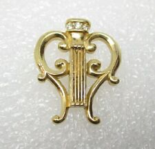 Lyre Musical Lapel Pin (B394) picture