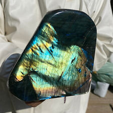 6.5lb Large Natural Labradorite Quartz Crystal Display Mineral Specimen Healing picture