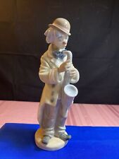 Lladro “SAD SAX” # 5471 Clown Figurine- Mint-No Box picture