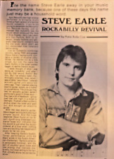 1984 Country Singer Steve Earle picture