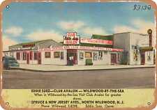 Metal Sign - New Jersey Postcard - Eddie Suez -- Club Avalon -- Wildwood-by-the picture