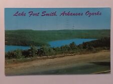 Lake Fort Smith As Seen From U S Highway 71 Posted 1962 Postcard picture