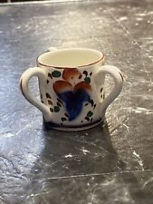 Rare Antique Gaudy Welsh Miniature 3 Handle Tyg Loving Cup Mug picture
