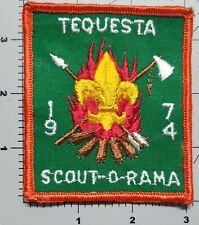BSA Patch Tequesta Scout O Rama Vintage 1974 South FL Council Boy Scout picture