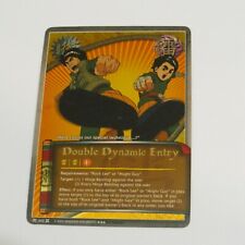 J-342 DOUBLE DYNAMIC ENTRY Gold Foil Holofoil Naruto Card picture