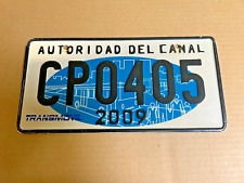 PANAMA CANAL AUTORIDAD DEL CANAL LICENSE PLATE #CP0405 Expired 2009 picture