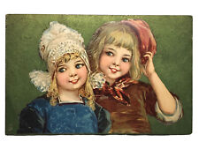 Frances Brundage Postcard Tucks Series 6374 “Double Dutch” Little Hollanders u/s picture