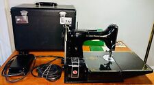 *Asis* Singer 221 Portable Electric Sewing Machine Featherweight W/Case picture