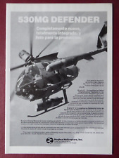 4/1985 PUB HUGHES 530MG DEFENDER MILITARY HELICOPTER SPANISH AD picture