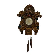 Collectible Hallmark Santa Cuckoo Clock Christmas Ornament 1984 picture