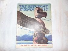 Illustrated Saturday Evening Post Magazine Jan 31 1942  John Clymer WWII Art picture